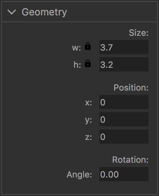 Geometry Settings